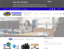 Tablet Screenshot of fointec.com